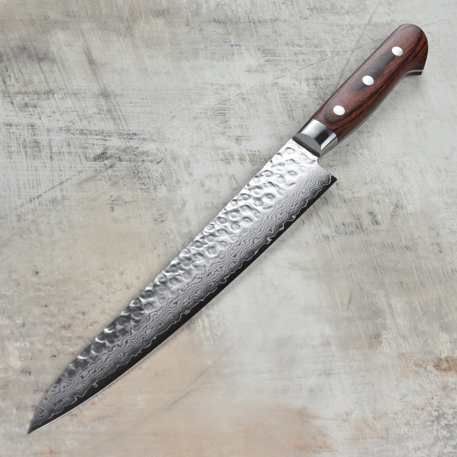Ittetsu VG10 Hammered Damascus 9.4" Sujihiki