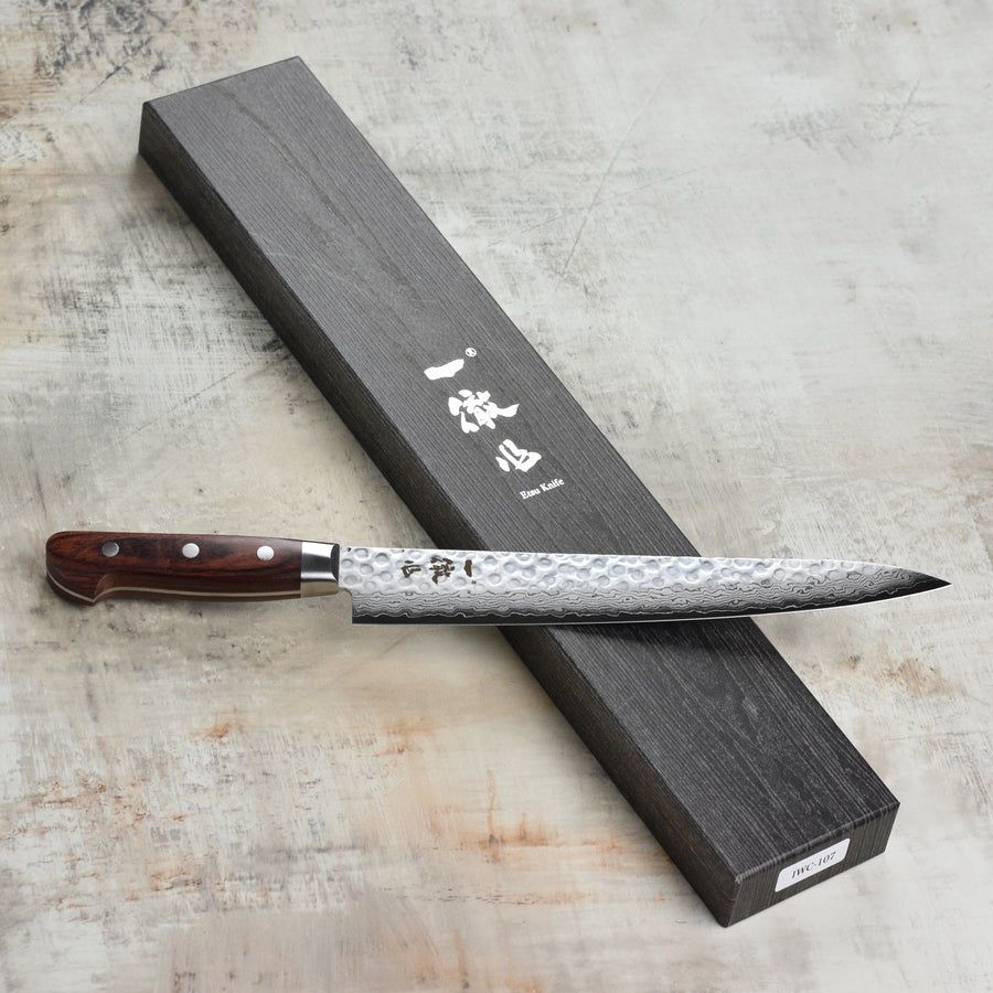 Ittetsu VG10 Hammered Damascus 9.4" Sujihiki