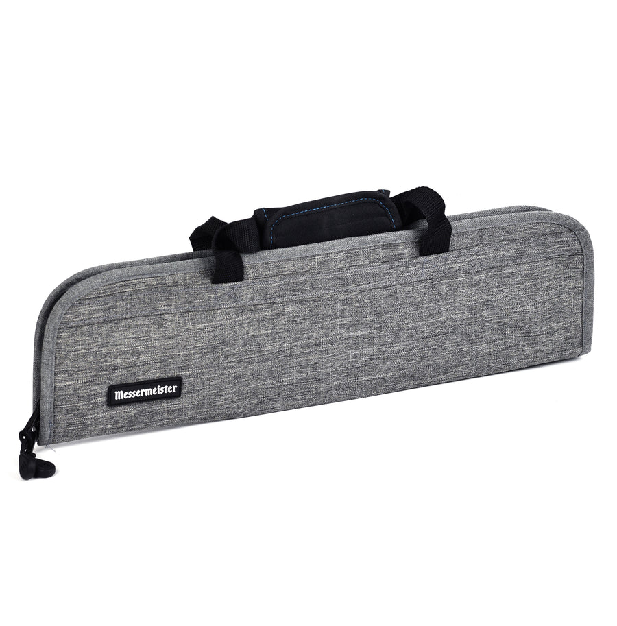 Messermeister 5 Pocket Preservation Heather Gray Knife Bag