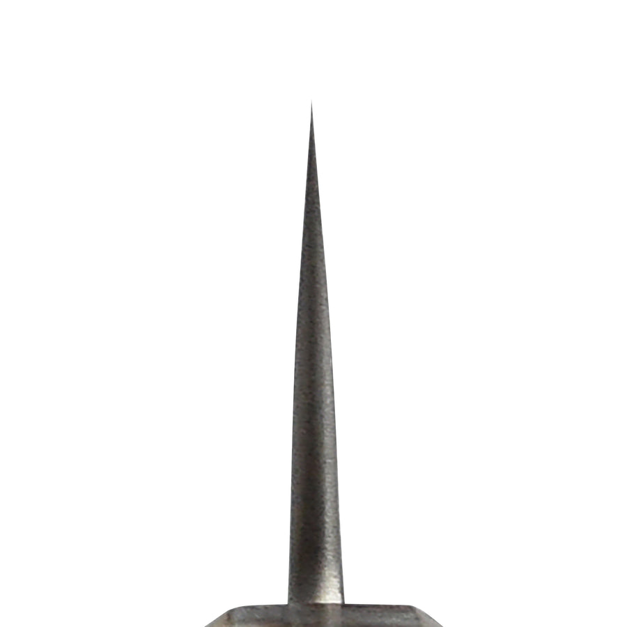 Yoshikane Shirogami #2 Kurouchi Stainless Clad 9.4" Sujihiki, Stabilized Birch
