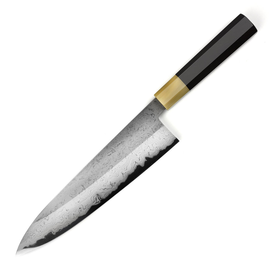 Yoshikazu Tanaka Shirogami #1 Damascus 9.4" Gyuto