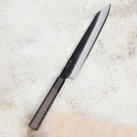 Nigara SG2 Kurouchi Tsuchime Kiritsuke Sujihiki with Wenge Handle