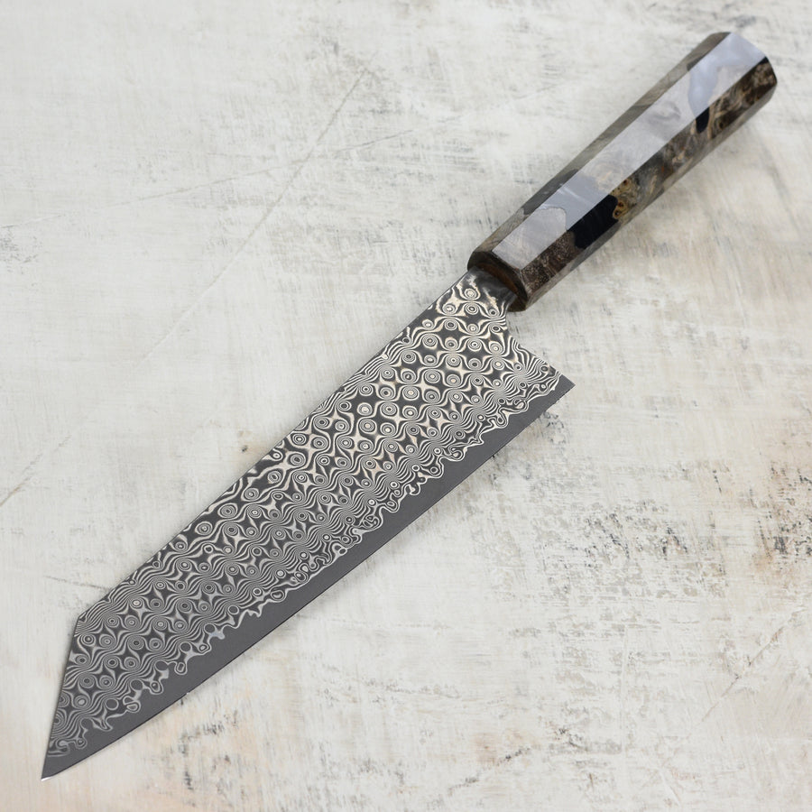 Nigara Anmon SG2 Damascus 9.4" Kiritsuke Gyuto
