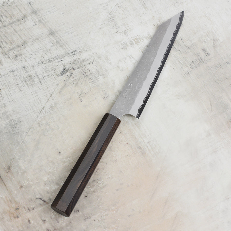 Nigara Aogami Super Migaki Tsuchime 5.9" Kiritsuke Petty