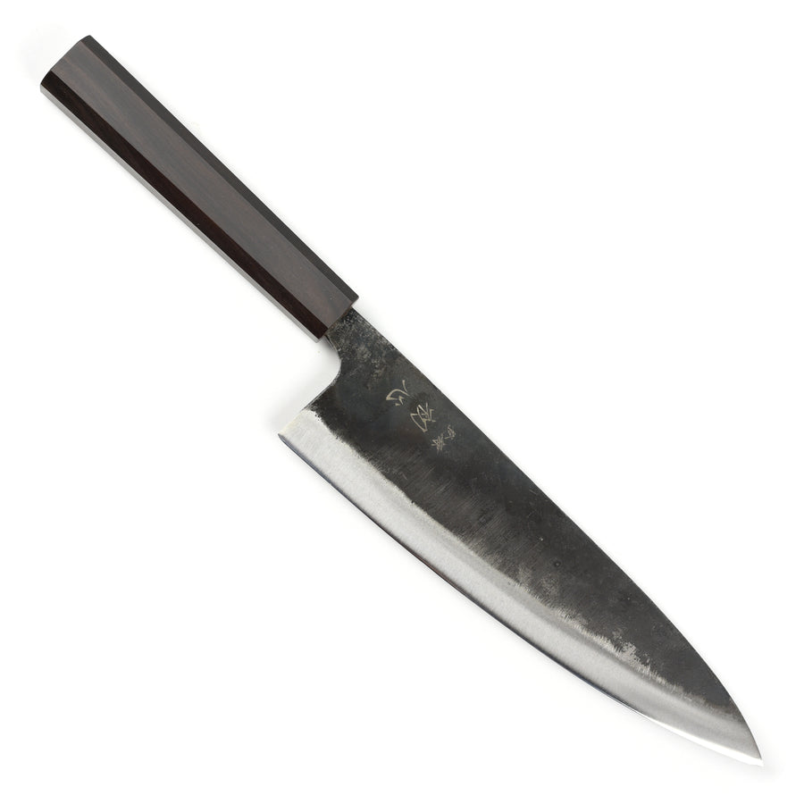 Hatsukokoro Kurogane Aogami #2 Kurouchi 8.25" Gyuto
