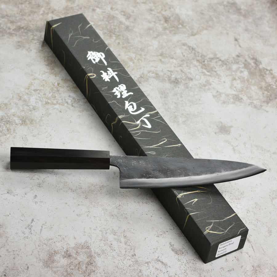 Hatsukokoro Kurogane Aogami #2 Kurouchi 8.25" Gyuto