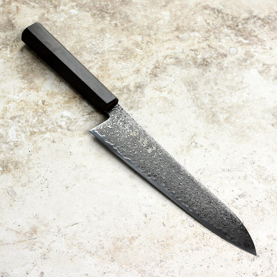 Hatsukokoro Ryuhyo SG2 Kurozome Damascus 8.25" Gyuto