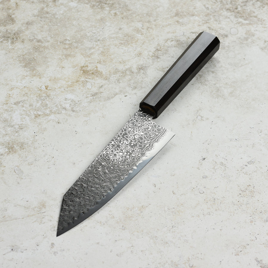 Hatsukokoro Ryuhyo SG2 Kurozome Damascus 7" Bunka