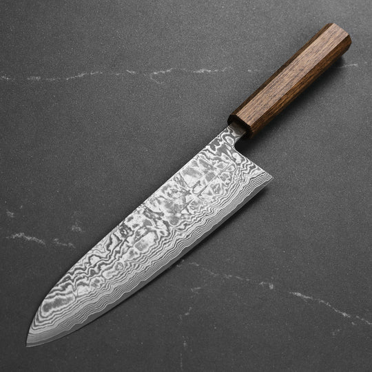 Shiro Kamo SG2 Kurozome Damascus 9.4" Gyuto