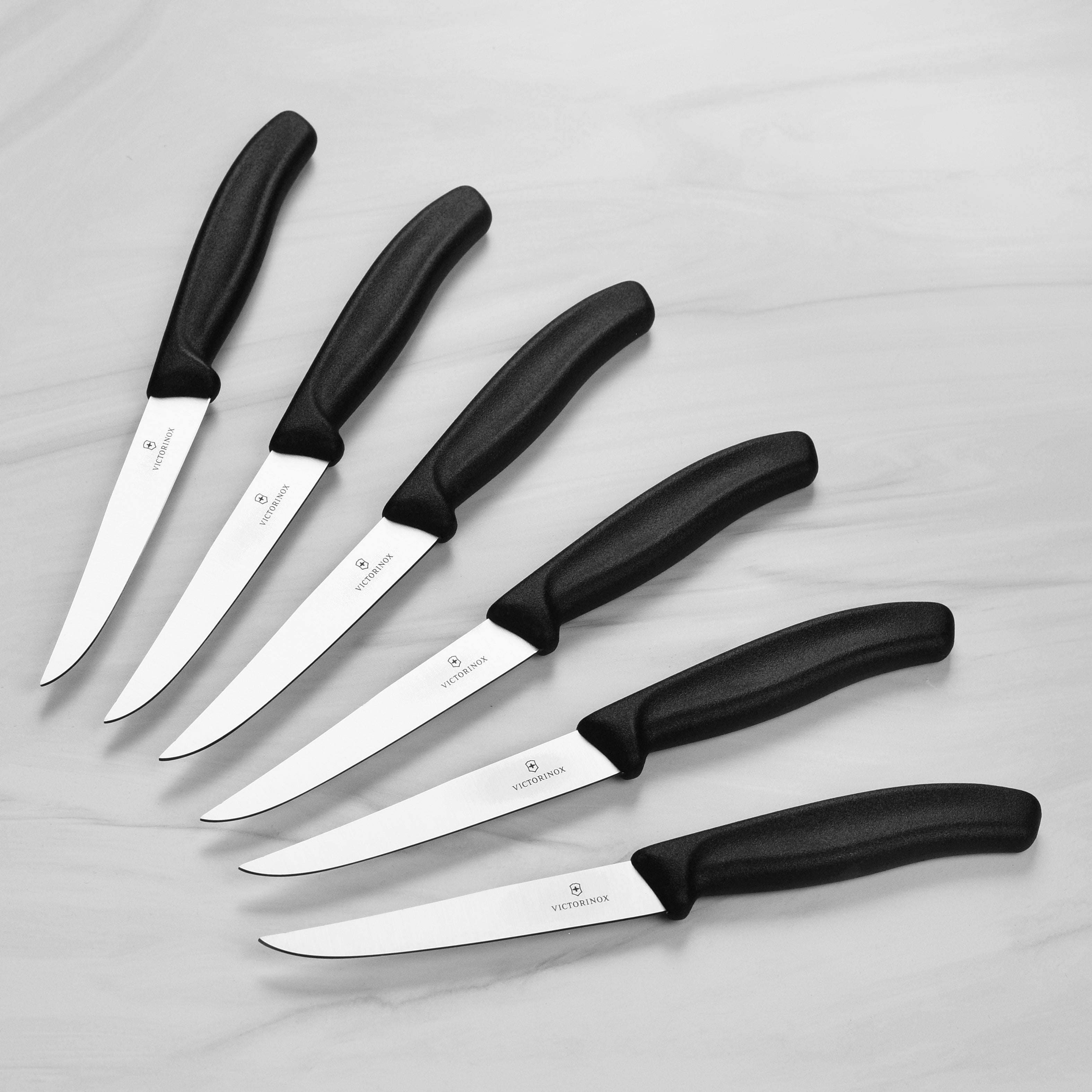Victorinox Fine Edge Steak Knife Set - 6 Piece Swiss Classic