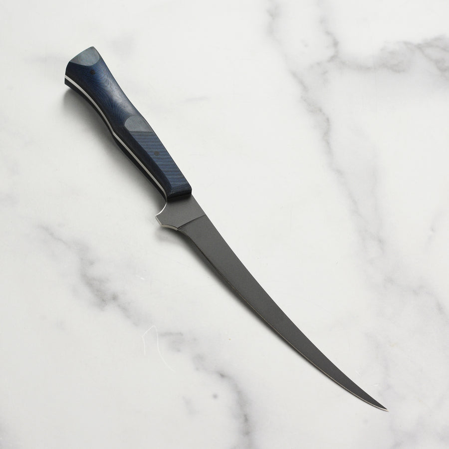 Town Cutler eXo Blue 6" Curved Boning Knife