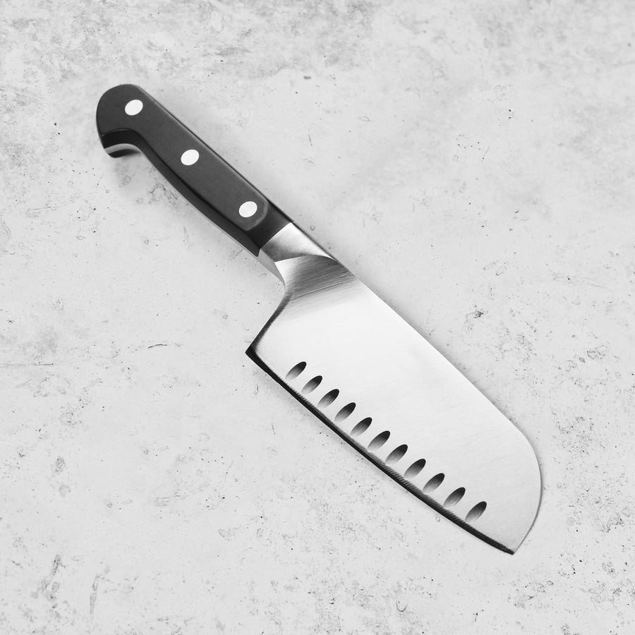 Zwilling Pro 5.5" Hollow Edge Wide Santoku Knife