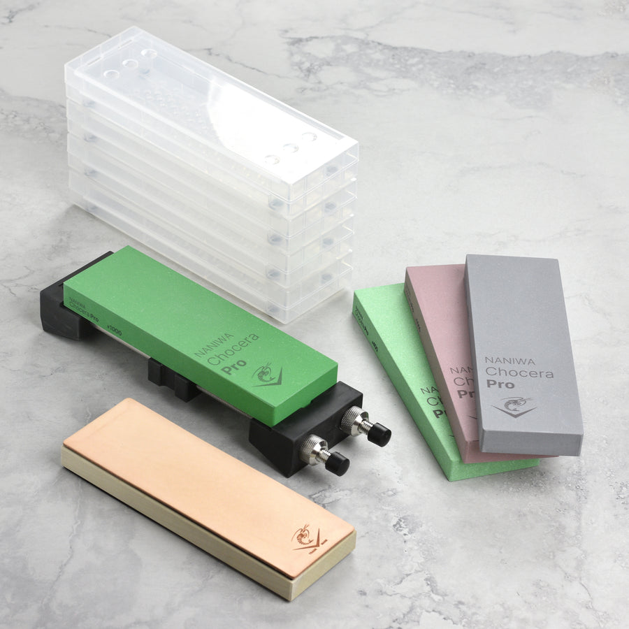 Naniwa Chocera Pro Ultimate Whetstone Bundle