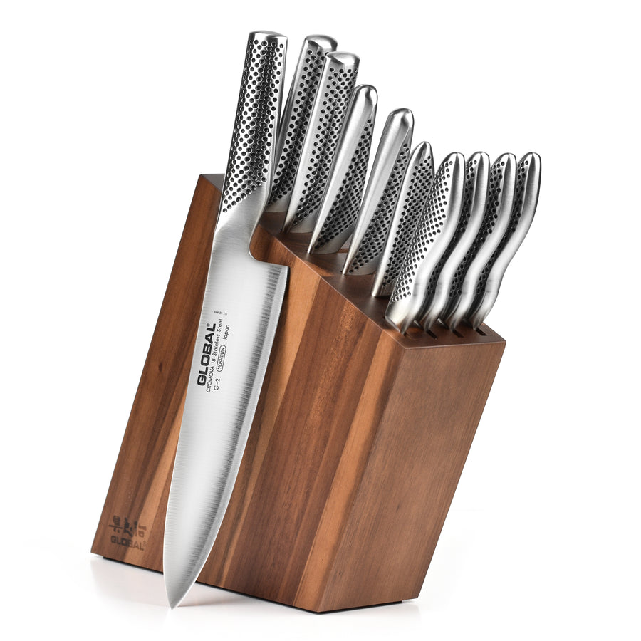 Global 11 Piece Knife Block Set