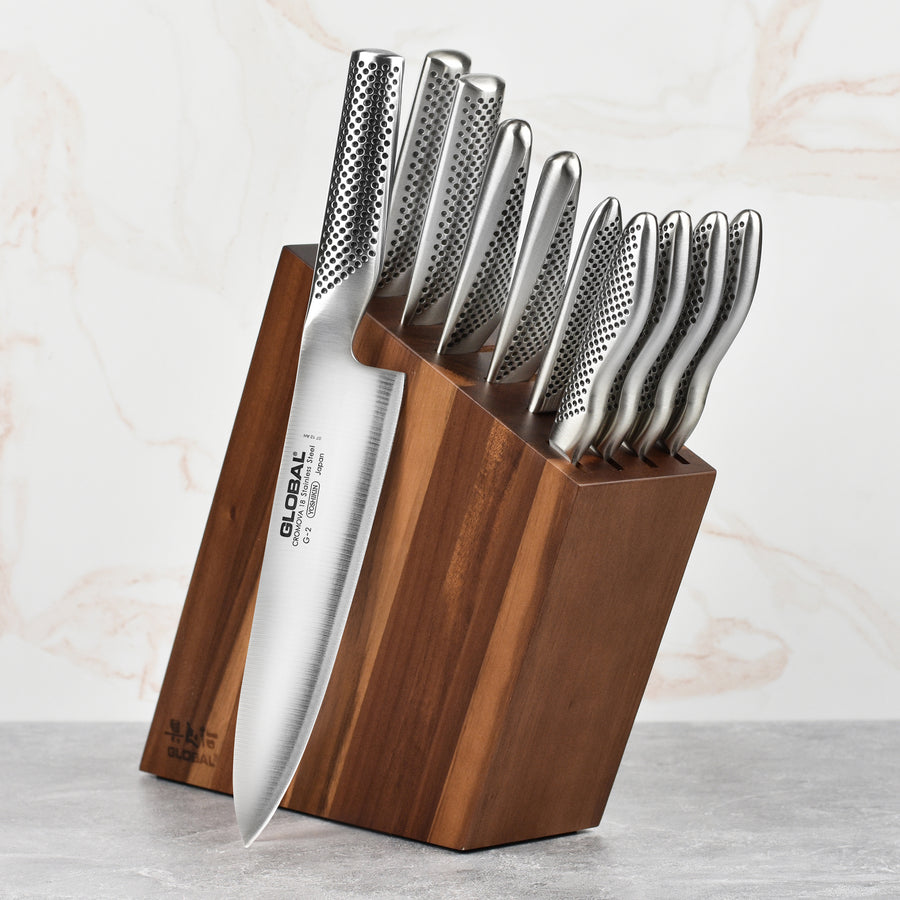 Global 11 Piece Knife Block Set