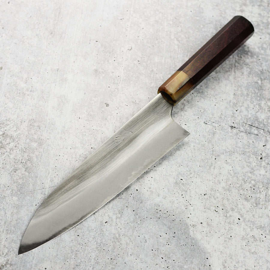 Mazaki Shirogami #2 Migaki 8.25" Gyuto