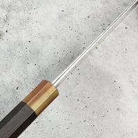 Mazaki Migaki Gyuto Shirogami Carbon Steel 210mm (8.25