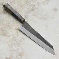 Yoshikane 210mm Kiritsuke Shirogami #2 Kurouchi Stainless Clad