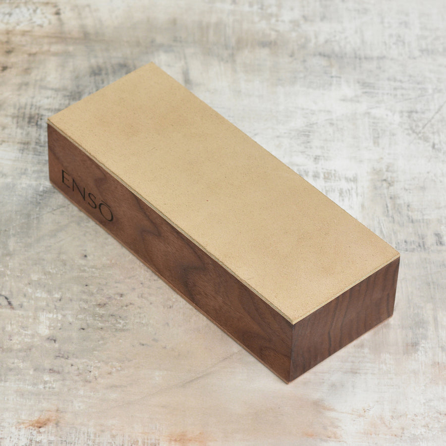 Enso Double Sided Leather Stropping Block