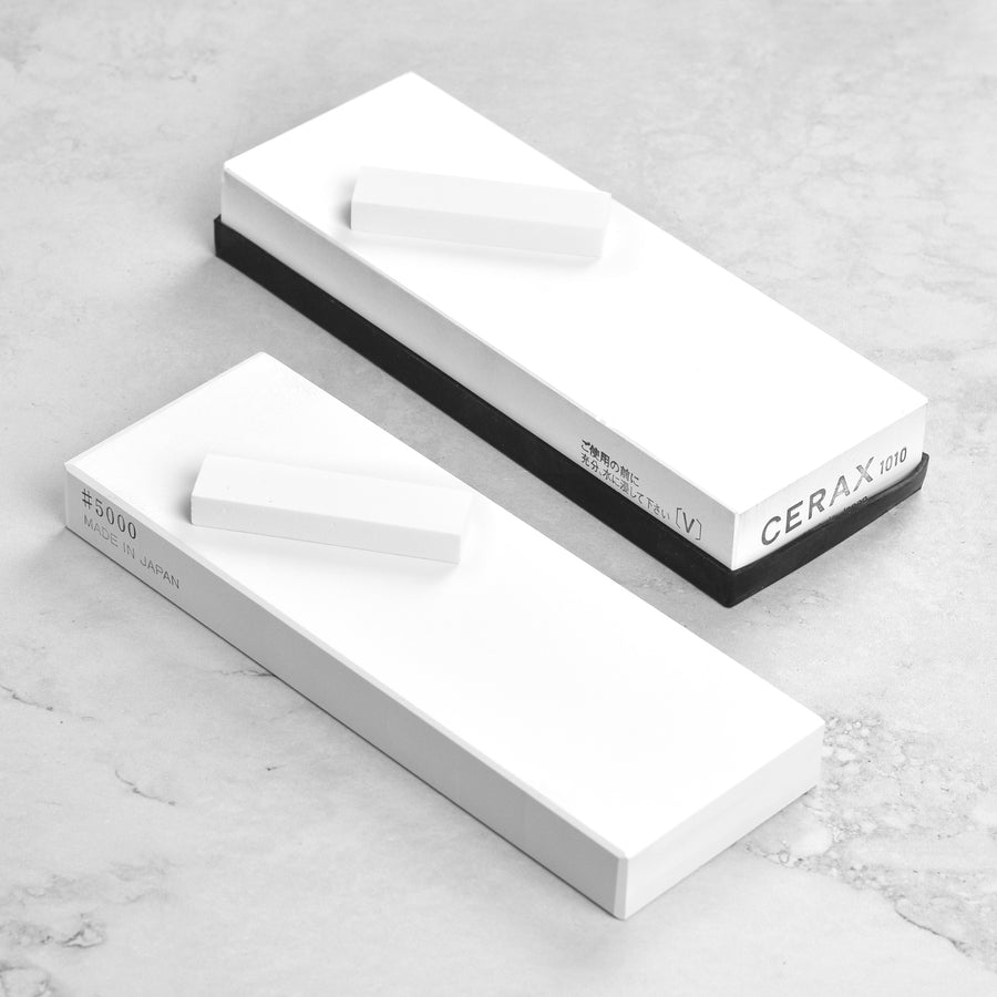 Suehiro Cerax 1000/Rika 5000 Whetstone Bundle
