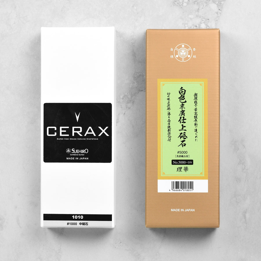 Suehiro Cerax 1000 Rika 5000 Stone Bundle