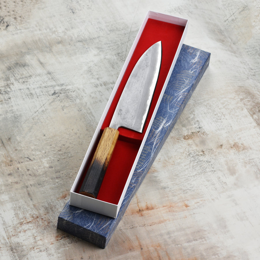 Motokyuuichi Aogami #2 Nashiji Stainless Clad 8.25" Gyuto