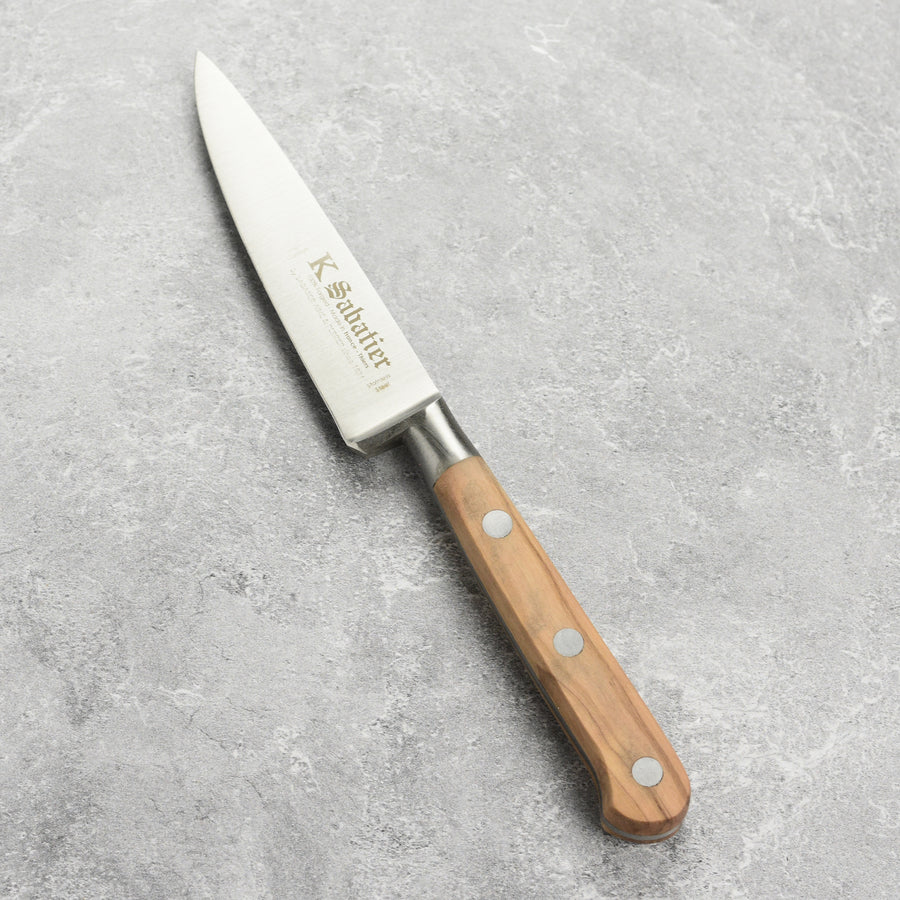 K Sabatier Olive Wood 4" Paring Knife