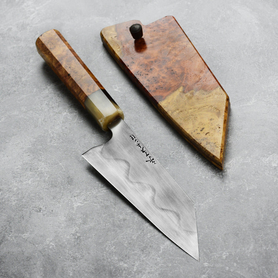 Keskin Carbon Steel 5.9" Bunka with Saya