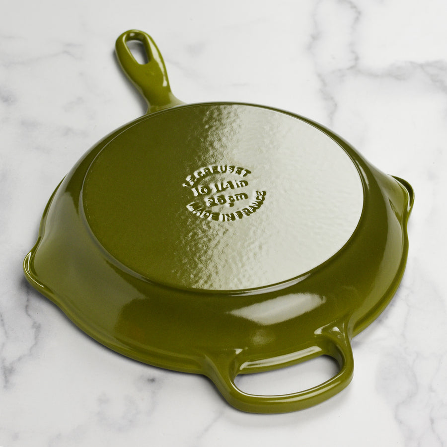 Le Creuset Signature Cast Iron 10.25" Olive Skillet