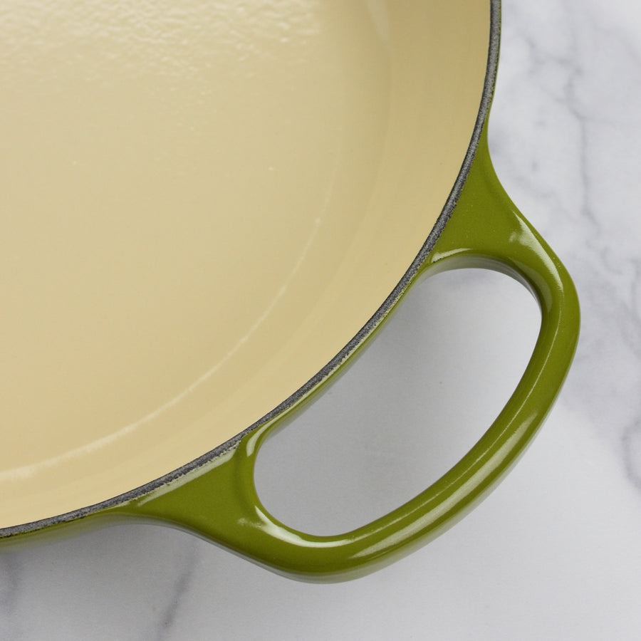 Le Creuset Signature Cast Iron 3.5-quart Olive Braiser