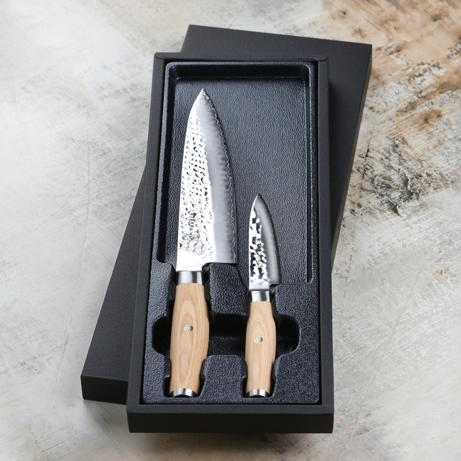 ゆう　CLALA JAPAN シリカ　オーその他2点セット Yaxell Ketu SG2 Knife Set - 2 Piece, Blonde Handle – Cutlery and More