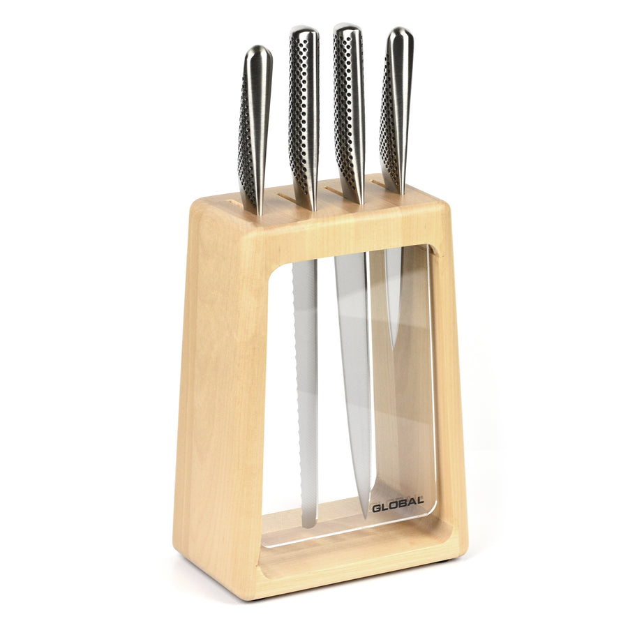 Global Hashira 5 Piece Knife Block Set