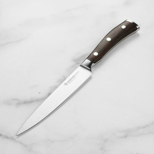 Wusthof Ikon Blackwood 6" Utility Knife