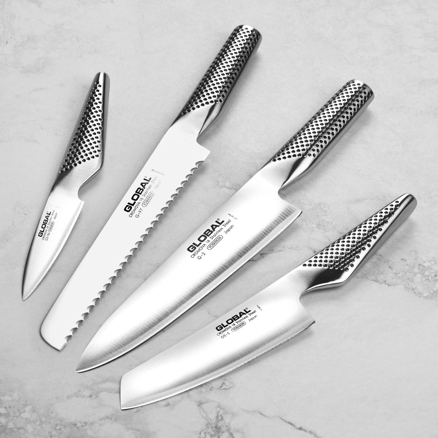 Global Hashira 5 Piece Knife Block Set