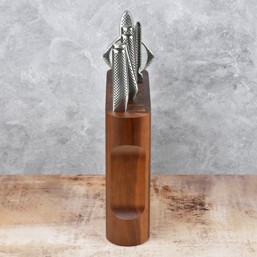 Global 10 Piece Kanpeki Knife Block Set, Acacia