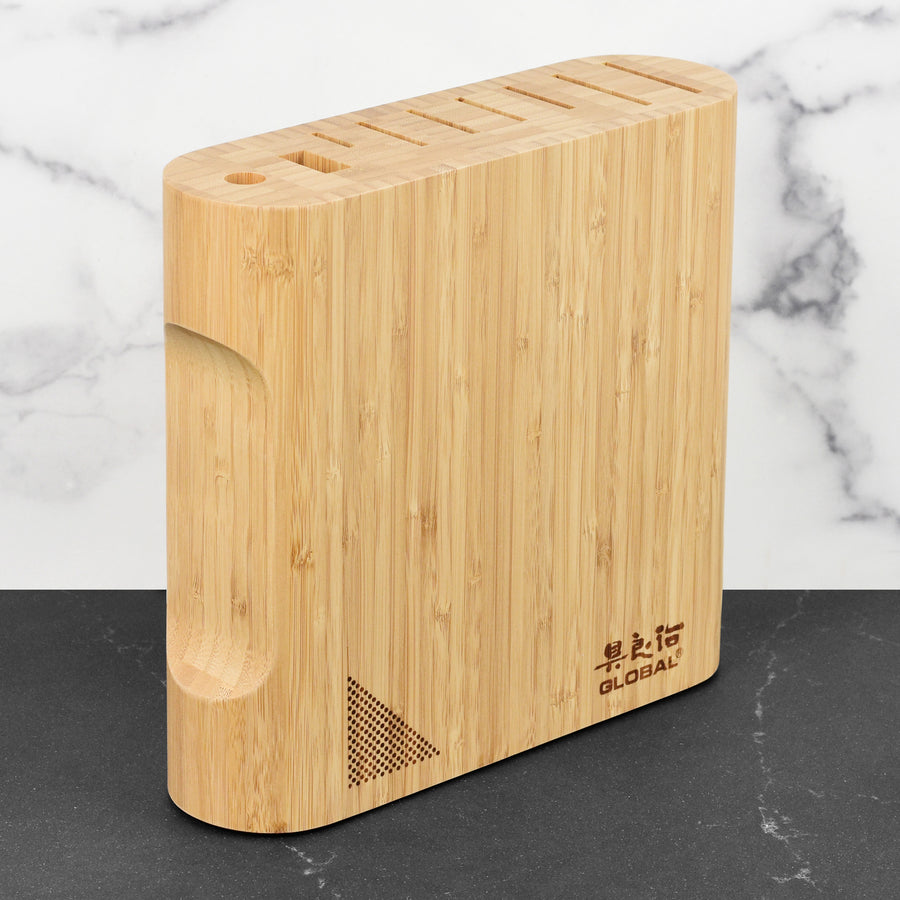 Global 10 Piece Kanpeki Knife Block Set, Bamboo