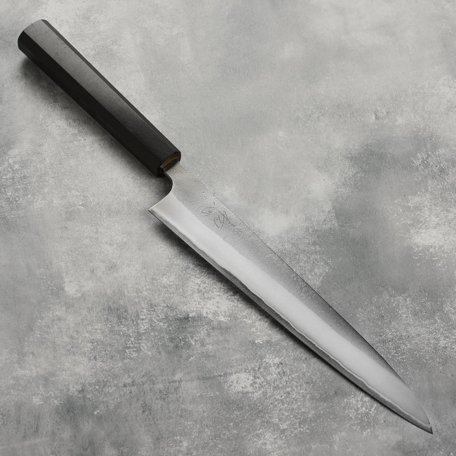 Yoshikane Shirogami #2 Nashiji Stainless Clad 9.4" Sujihiki