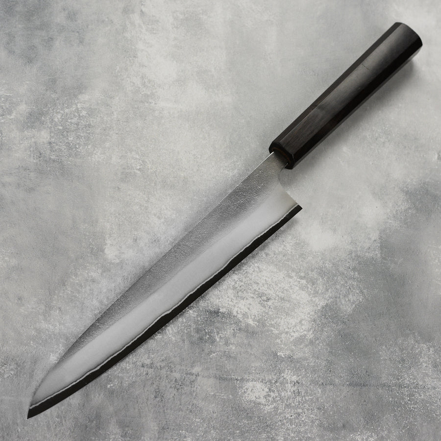 Yoshikane Shirogami #2 Nashiji Stainless Clad 9.4" Sujihiki