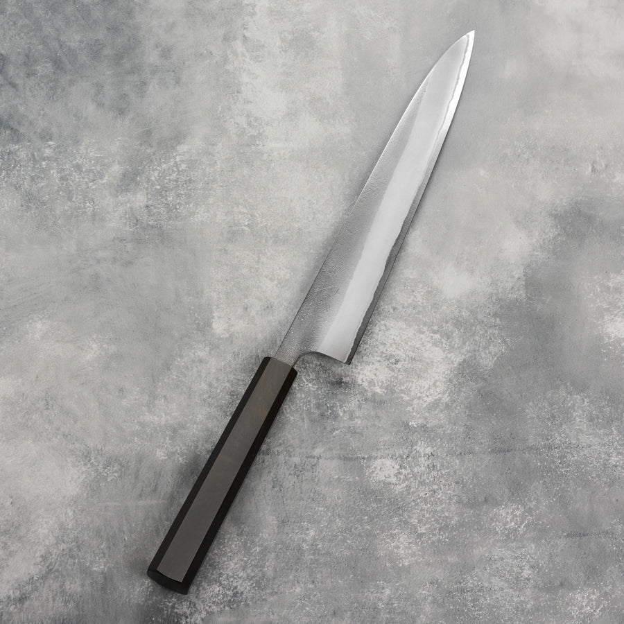 Yoshikane Shirogami #2 Nashiji Stainless Clad 9.4" Sujihiki