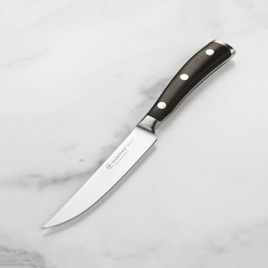 Wusthof Ikon Blackwood 4.5" Steak Knife