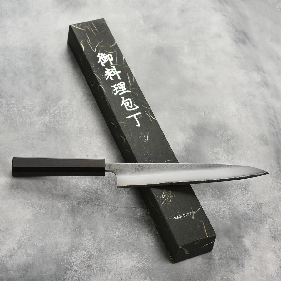 Yoshikane Shirogami #2 Nashiji Stainless Clad 9.4" Sujihiki