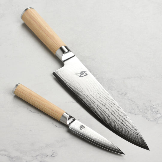 Shun Classic Blonde Chef's & Paring Knife Set