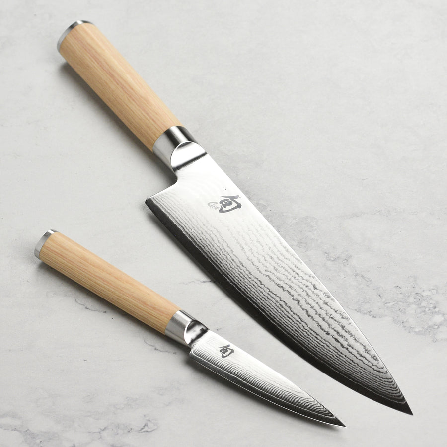 Shun Classic Blonde Chef's & Paring Knife Set