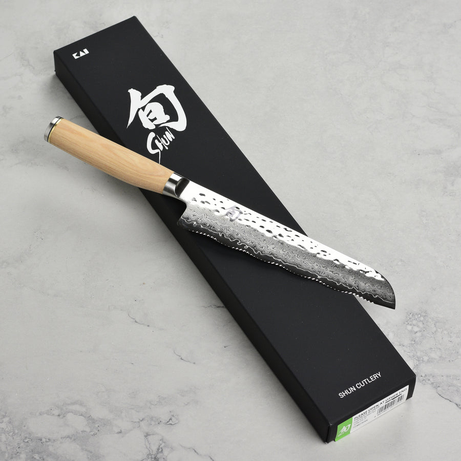 Shun Premier Blonde 7" Master Serrated Utility Knife