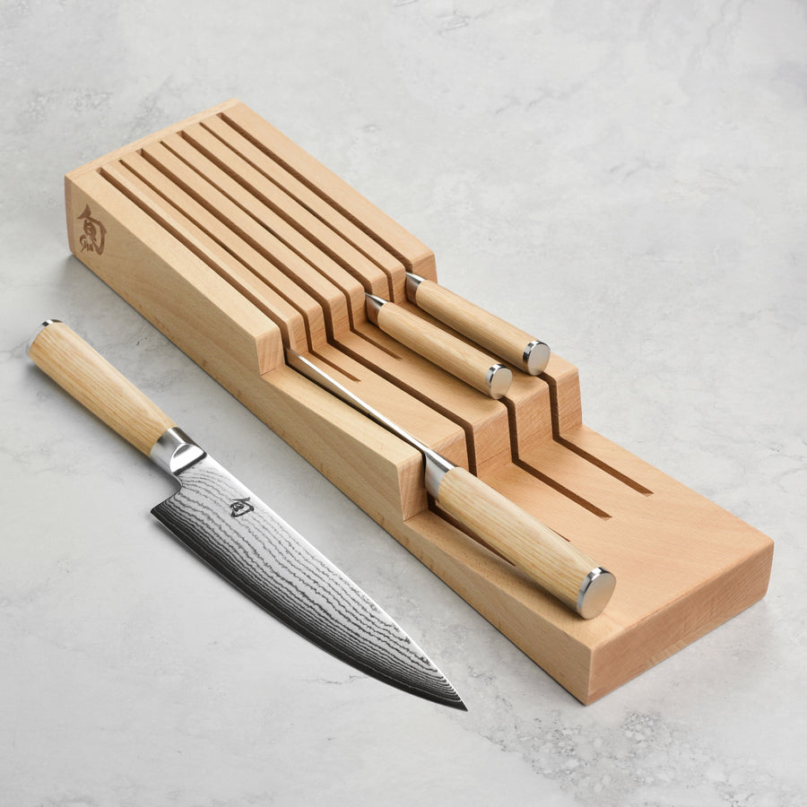Shun Classic Blonde 5 Piece In-Drawer Knife Set