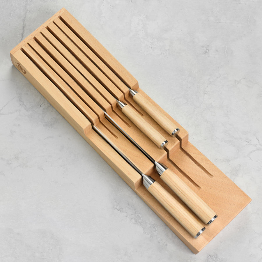 Shun Classic Blonde 5 Piece In-Drawer Knife Set