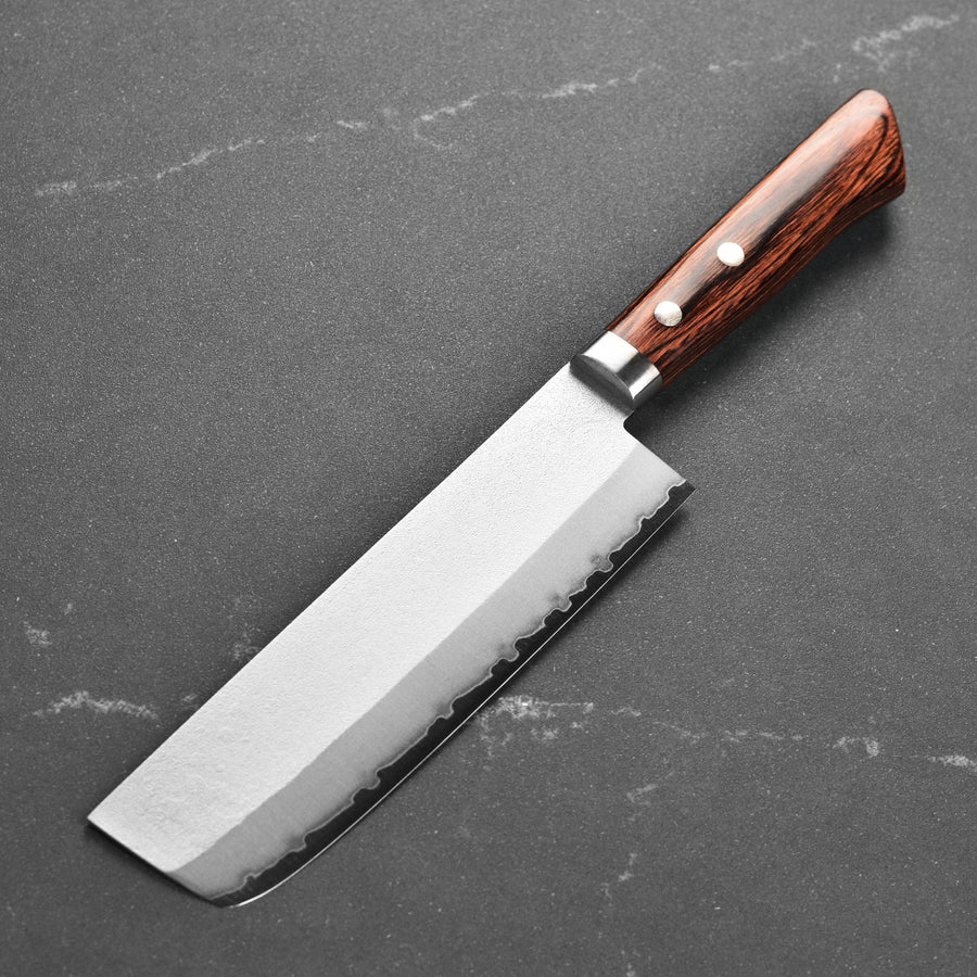 Masutani VG1 Nashiji 6.7" Nakiri, Brown Handle