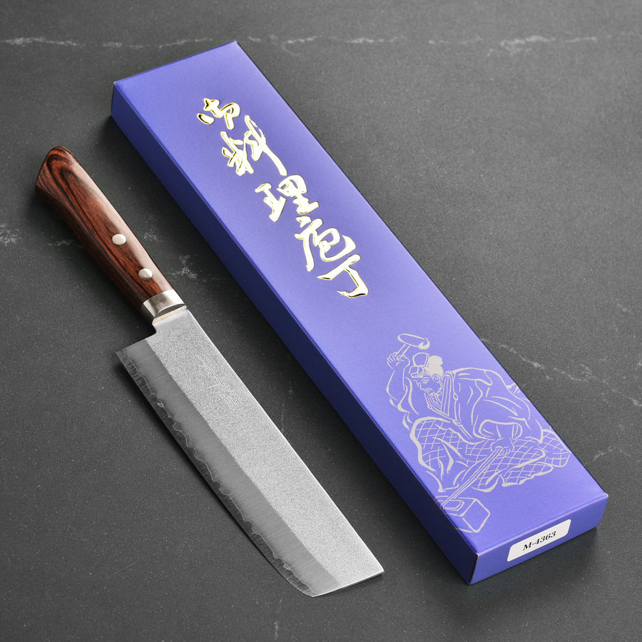 Masutani VG1 Nashiji 6.7" Nakiri, Brown Handle