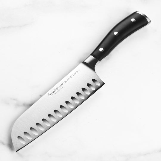 Wusthof Classic Ikon 7" Hollow Edge Santoku Knife