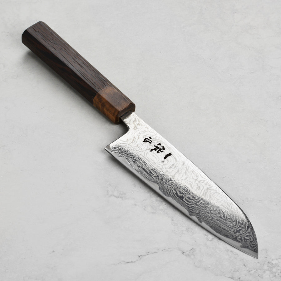 Ittetsu AUS10 Spiral Damascus 6.5" Santoku